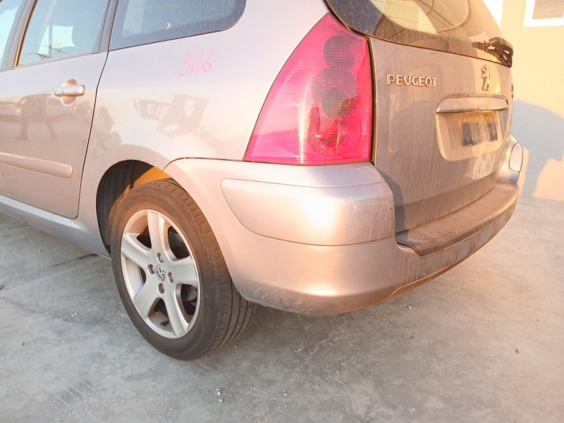 Recambio de paragolpes trasero para peugeot 307 break (3e) 1.6 hdi 110 referencia OEM IAM   