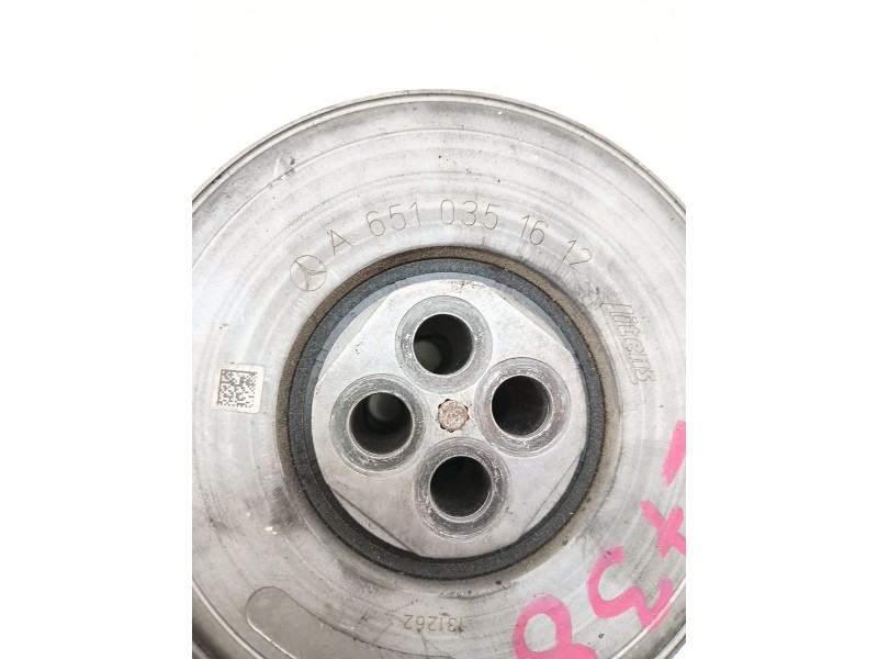Recambio de polea cigueñal para mercedes-benz clase c (w204) c 200 cdi (204.001) referencia OEM IAM A6510351612  
							