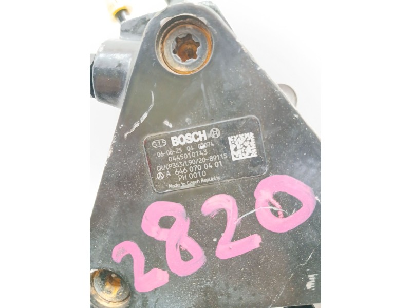 Recambio de bomba inyeccion para mercedes-benz clase c (w203) c 270 cdi (203.016) referencia OEM IAM A6460700401  