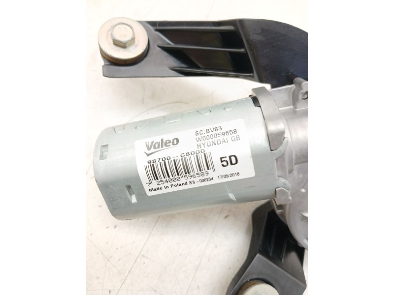 Recambio de motor limpia trasero para hyundai i20 active 1.0 tgdi cat referencia OEM IAM 98700C8000  