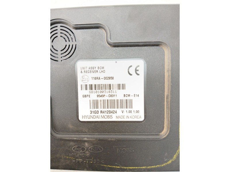 Recambio de modulo electronico para hyundai i20 active 1.0 tgdi cat referencia OEM IAM 95400C8311  