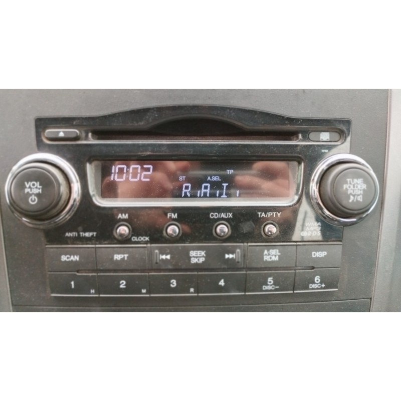 Recambio de sistema audio / radio cd para honda cr-v (re) 2.2 ctdi referencia OEM IAM   