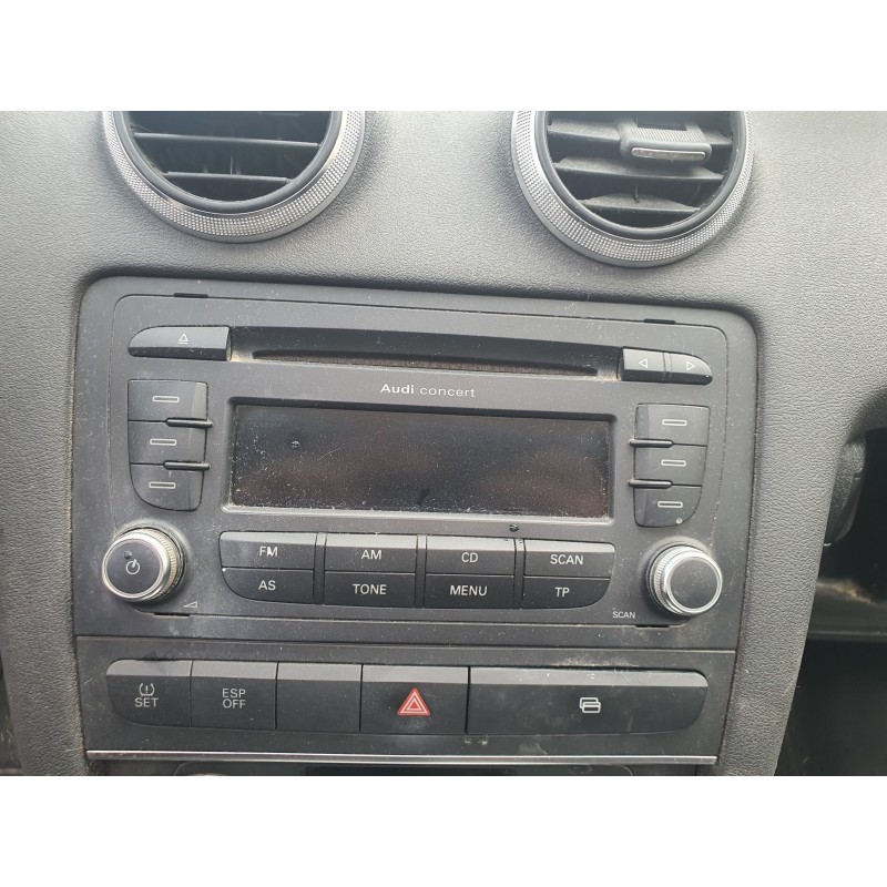 Recambio de sistema audio / radio cd para audi a3 (8p) 1.9 tdi referencia OEM IAM   