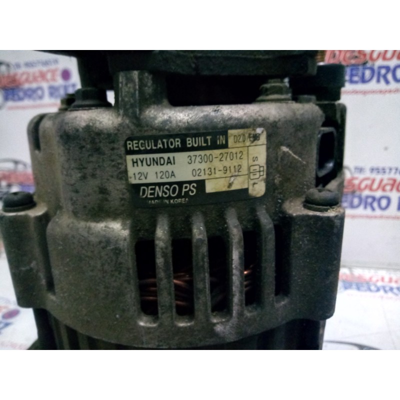 Recambio de alternador para kia carens 2.0 crdi referencia OEM IAM 3730027012  