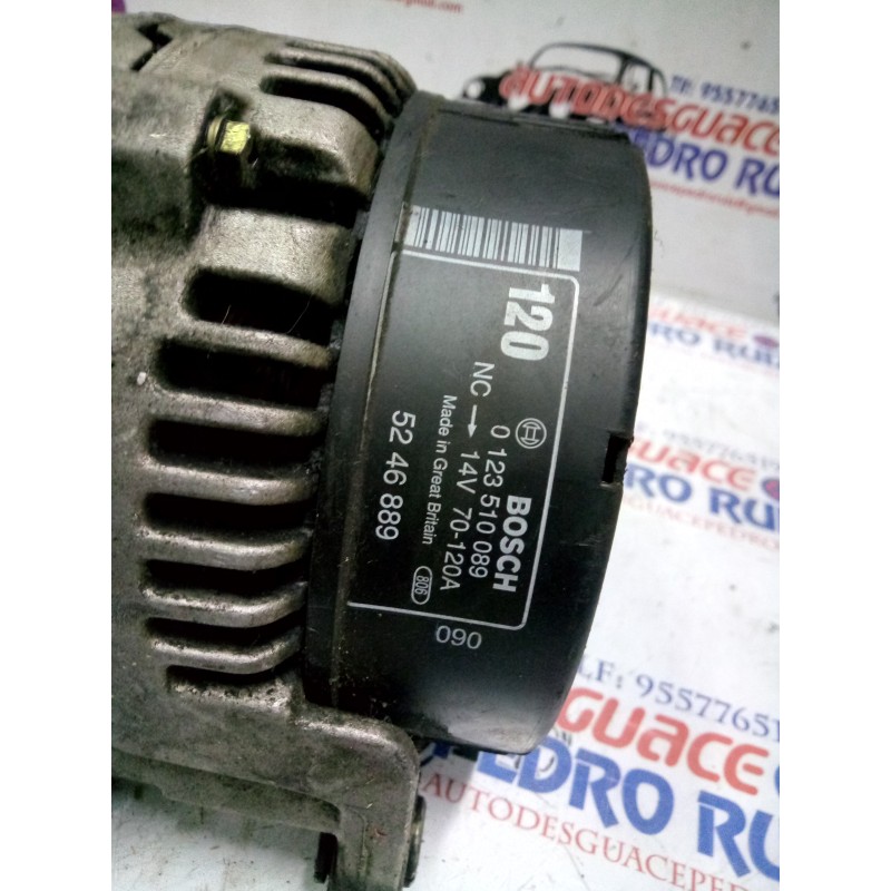 Recambio de alternador para saab 9-3 berlina 2.2 16v tid cat referencia OEM IAM 0123510089  