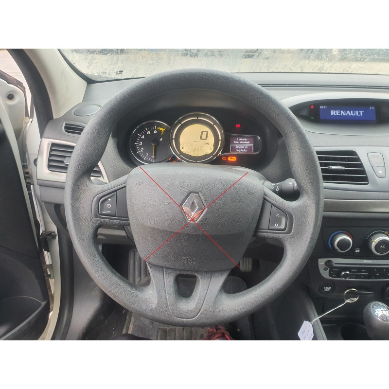 Recambio de volante sin airbag para renault megane iii berlina 5 p 1.2 16v referencia OEM IAM   