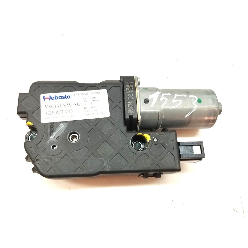 Recambio de motor techo electrico para volkswagen arteon (3h7) r-line 4motion referencia OEM IAM 3G5877795  