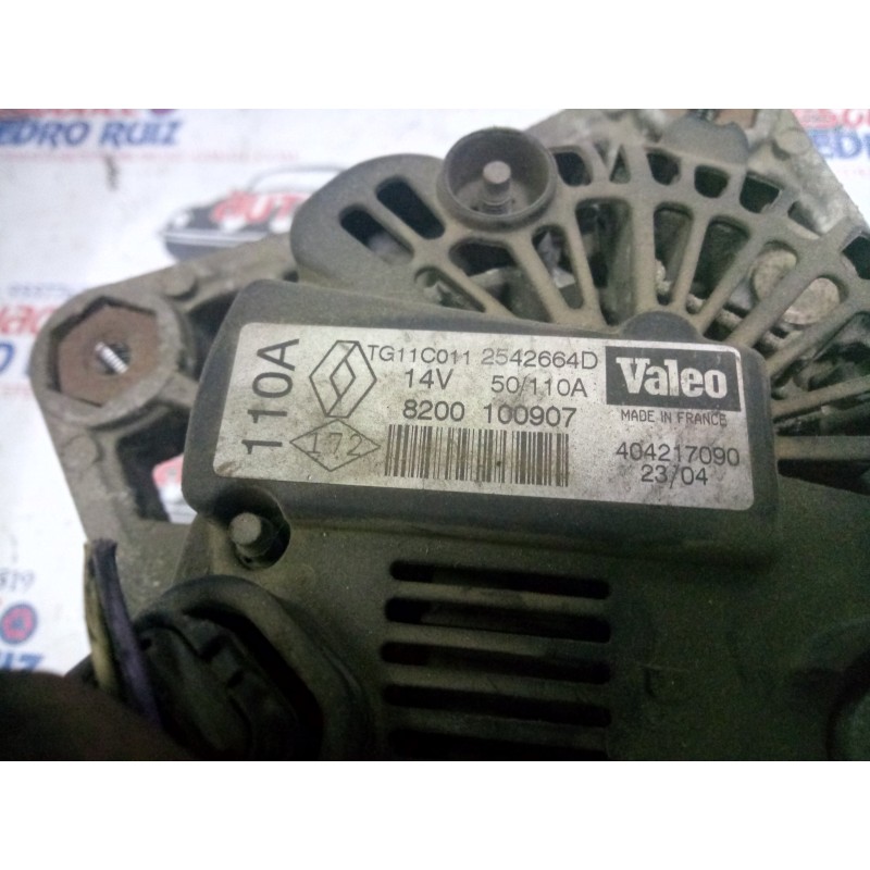 Recambio de alternador para renault megane ii berlina 5p 1.5 dci diesel referencia OEM IAM 8200100907  