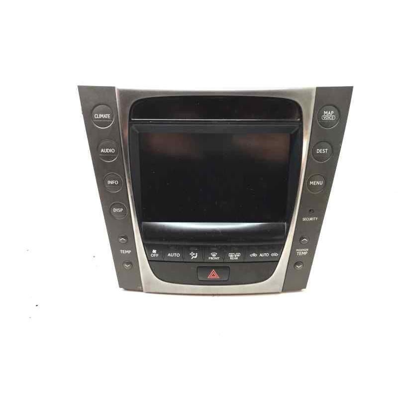 Recambio de pantalla multifuncion para lexus gs (gs/us/ws19) gs 300 referencia OEM IAM 8611130740  