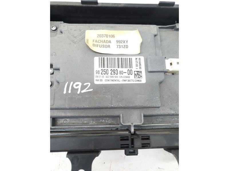 Recambio de pantalla multifuncion para citroën c4 picasso rip curl referencia OEM IAM 9825029380  