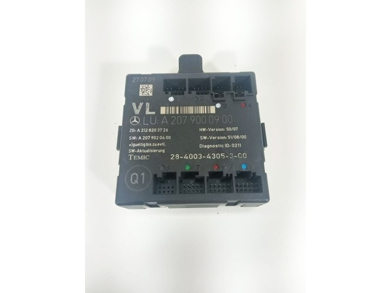 Recambio de modulo confort para mercedes-benz clase clk (w207) coupe 350 cgi blueefficiency referencia OEM IAM A2079000900  
							