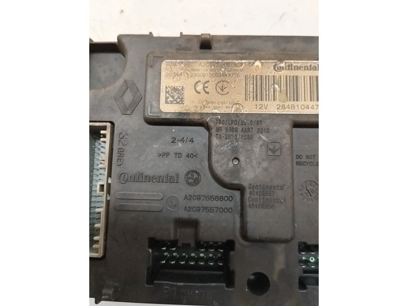 Recambio de modulo confort para dacia sandero 1.5 blue dci diesel fap cat referencia OEM IAM 284B10447R  