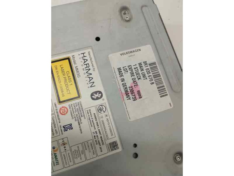 Recambio de sistema dvd para audi q5 (8r) 3.0 tdi 245 cv referencia OEM IAM 8R1035670B  