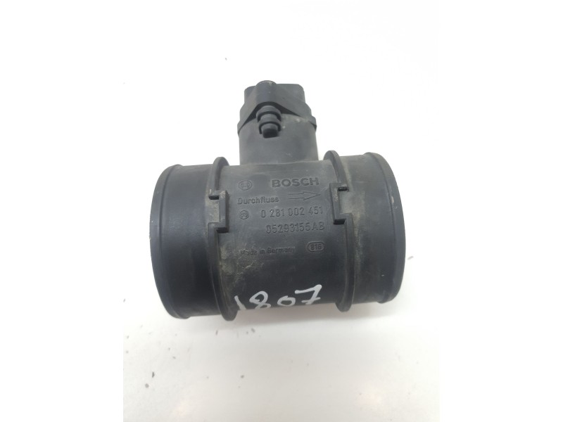 Recambio de caudalimetro para chrysler voyager (rg) 2.5 crd 141 cv referencia OEM IAM 0281002451 05293155AB 