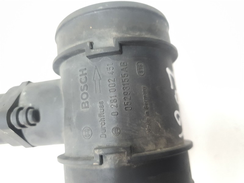Recambio de caudalimetro para chrysler voyager (rg) 2.5 crd 141 cv referencia OEM IAM 0281002451 05293155AB 