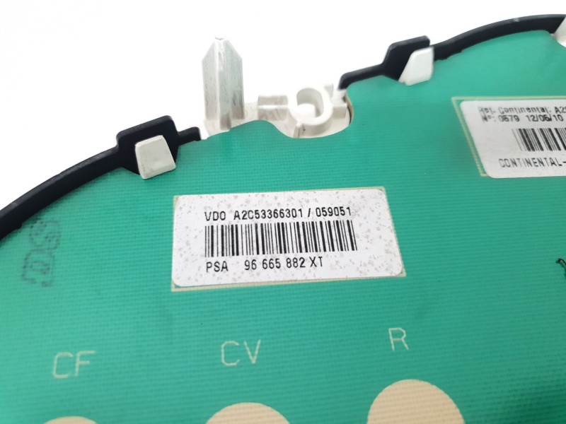 Recambio de cuadro instrumentos para citroën c3 1.4 hdi referencia OEM IAM 96665882XT A2C53366301 