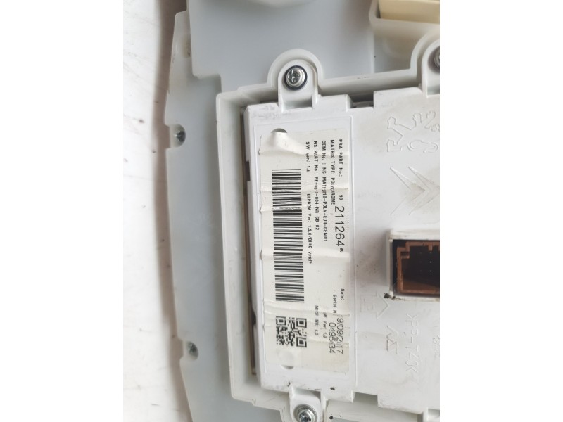 Recambio de cuadro instrumentos para peugeot 208 allure referencia OEM IAM 9822915380  