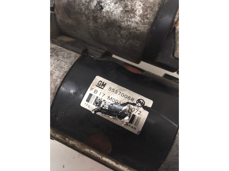 Recambio de motor arranque para opel zafira tourer 1.6 cdti dpf ecoflex s&s 136 cv referencia OEM IAM 55570068  