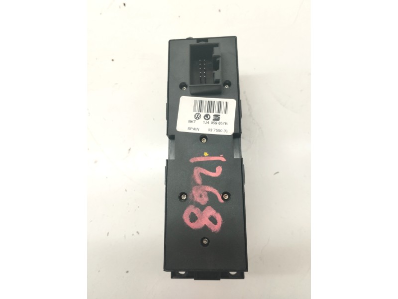 Recambio de mando elevalunas delantero izquierdo para seat toledo (1m2) 1.9 tdi referencia OEM IAM 1J4959857B  
							