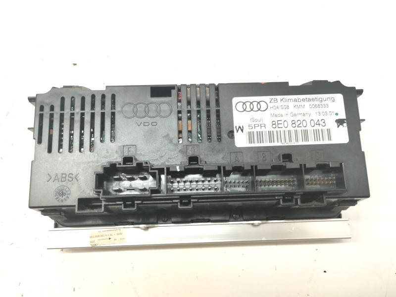 Recambio de mando climatizador para audi a4 berlina (8e) 2.5 tdi quattro (132kw) referencia OEM IAM 8E0820043  
							