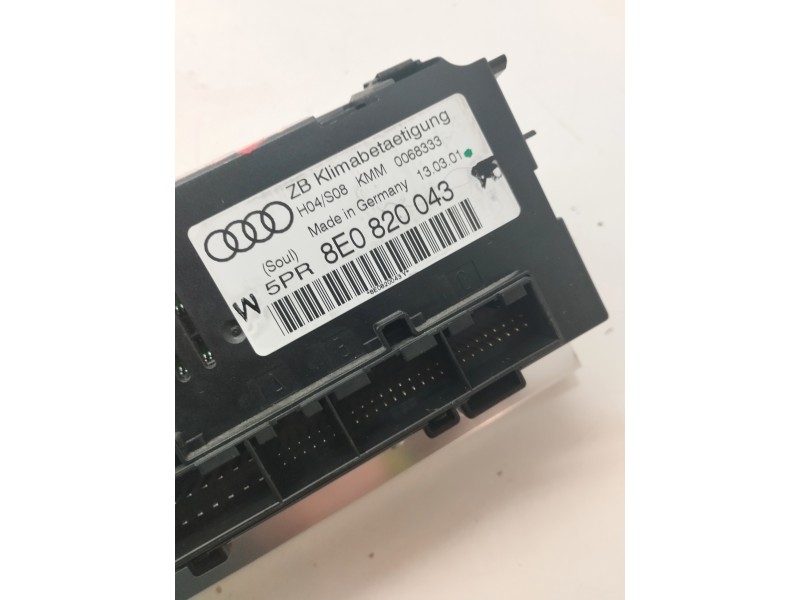 Recambio de mando climatizador para audi a4 berlina (8e) 2.5 tdi quattro (132kw) referencia OEM IAM 8E0820043  