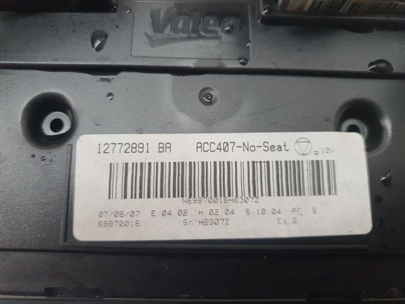 Recambio de mando climatizador para saab 9-3 berlina 1.9 tid cat referencia OEM IAM   