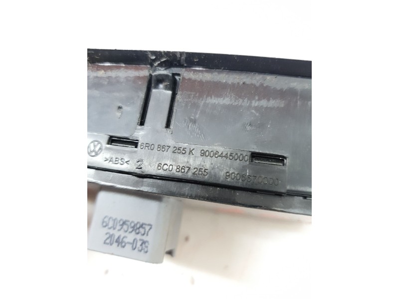 Recambio de mando elevalunas delantero izquierdo para volkswagen polo (6c1) advance bluemotion referencia OEM IAM 6R0867255K  