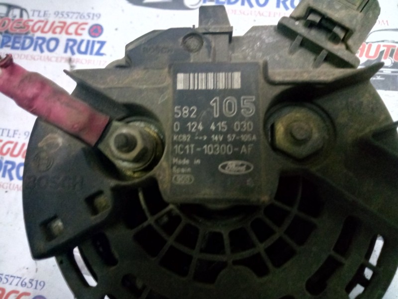 Recambio de alternador para ford transit caja cerrada, larga (fy) (2000 =>) 2.0 tde cat referencia OEM IAM 0124415030  