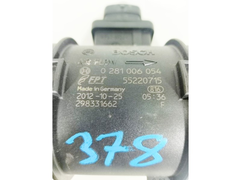 Recambio de caudalimetro para fiat doblo (119) 1.2 cat referencia OEM IAM 0281006054  