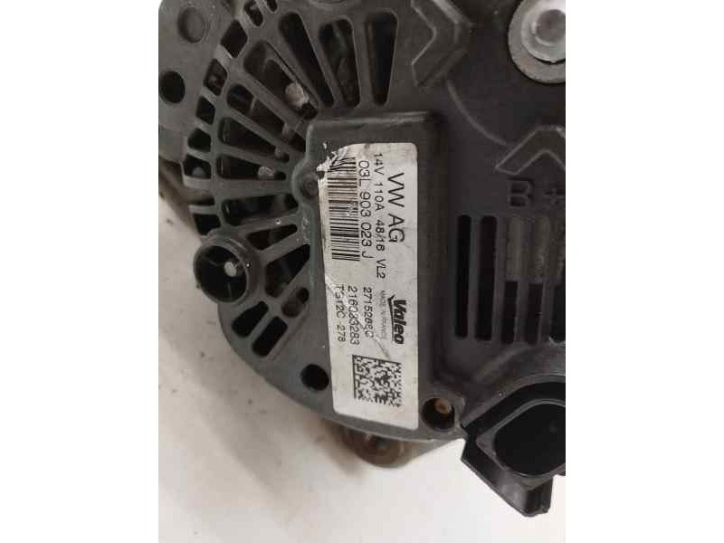 Recambio de alternador para volkswagen golf vii lim. 1.6 16v tdi dpf referencia OEM IAM 03L903023J  