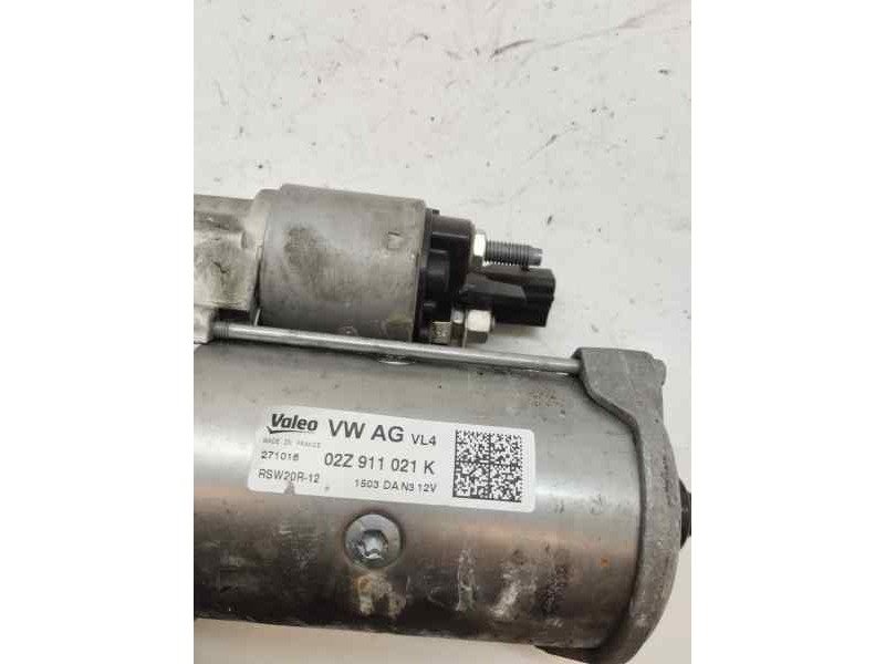 Recambio de motor arranque para volkswagen golf vii lim. 1.6 16v tdi dpf referencia OEM IAM 02Z911021K  
							