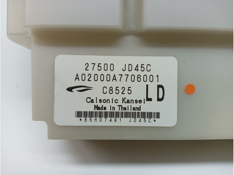 Recambio de mando climatizador para nissan qashqai+2 (jj10) 2.0 dci turbodiesel cat referencia OEM IAM 27500JD45C  
							