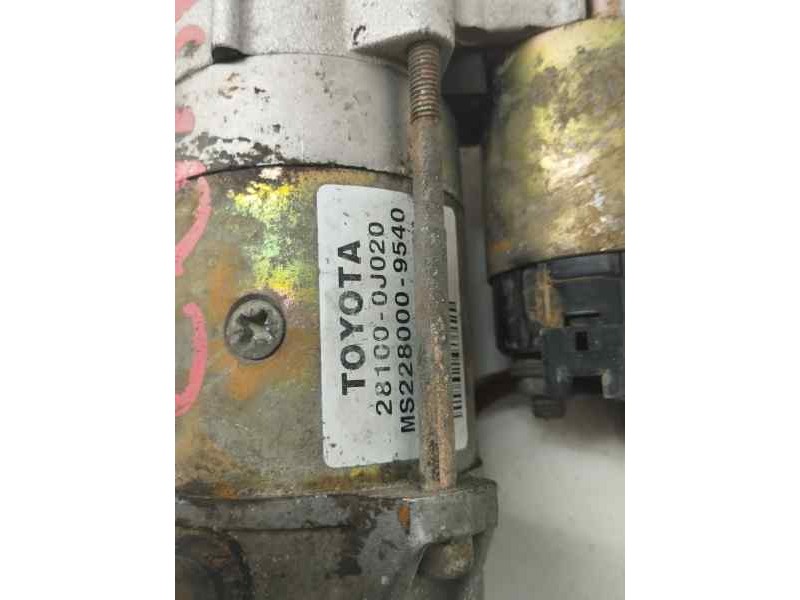 Recambio de motor arranque para toyota yaris (ncp1/nlp1/scp1) 1.3 cat referencia OEM IAM 281000J020  