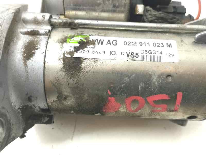 Recambio de motor arranque para volkswagen polo (9n3) 1.4 16v referencia OEM IAM 02M911023M  
