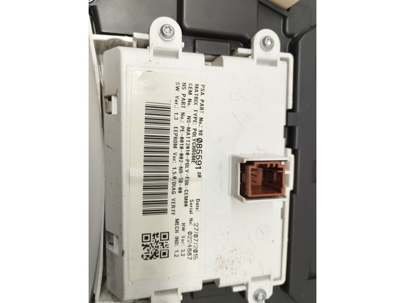 Recambio de cuadro instrumentos para peugeot 508 sw active referencia OEM IAM 9808559180  