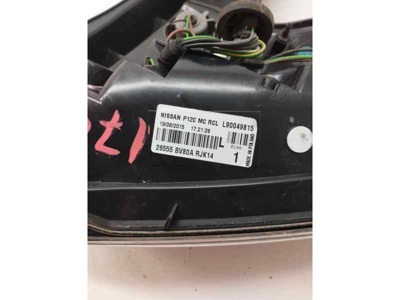 Recambio de piloto trasero izquierdo para nissan juke (f15) 1.5 dci 110 cv referencia OEM IAM 26555BV80A  