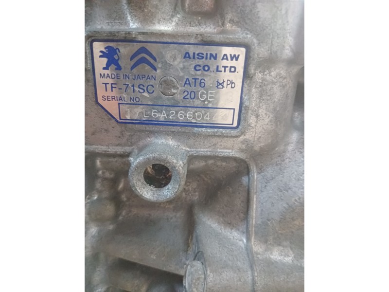 Recambio de caja cambios para citroën c4 picasso 1.2 12v e-thp referencia OEM IAM 20GE13  