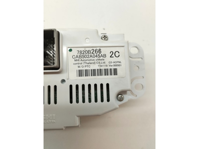 Recambio de mando climatizador para mitsubishi asx (ga0w) 1.6 cat referencia OEM IAM 7820B266  