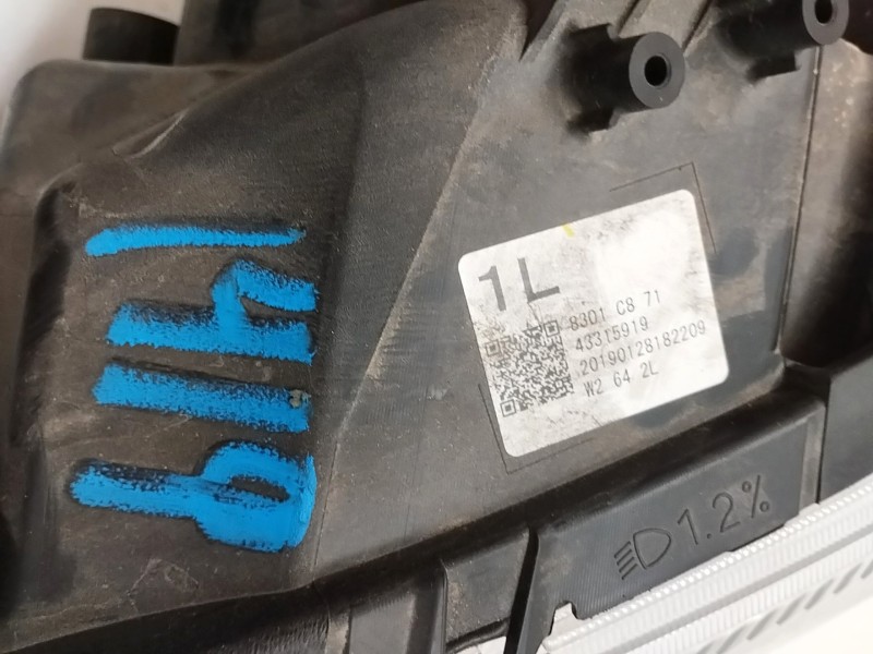 Recambio de faro izquierdo para mitsubishi asx (ga0w) 1.6 cat referencia OEM IAM 8301C871  