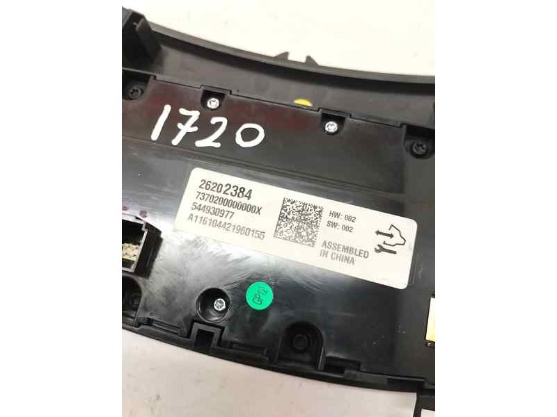 Recambio de mando climatizador para opel insignia a sedán (g09) 1.6 cdti (69) referencia OEM IAM 26202384  