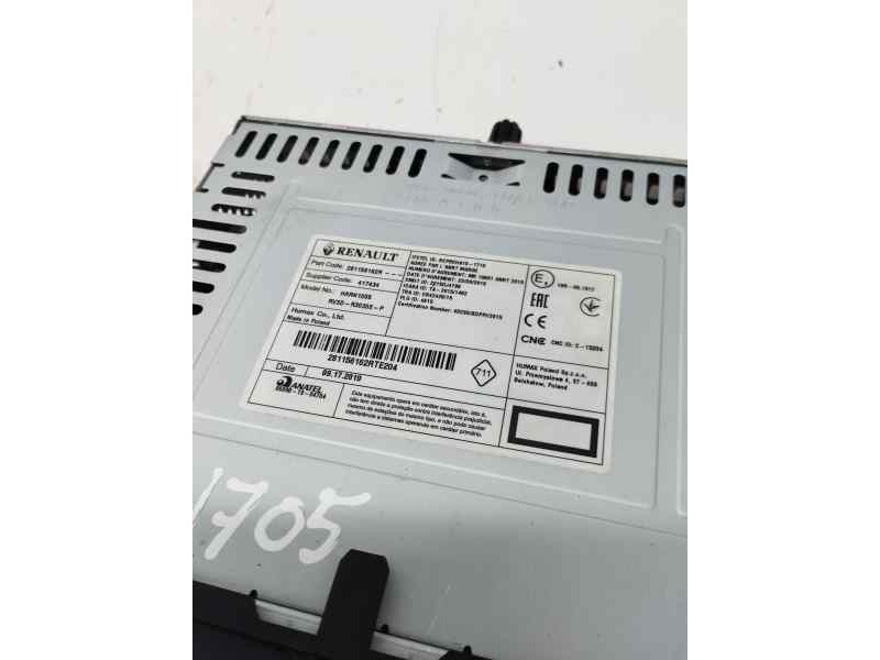 Recambio de sistema audio / radio cd para dacia logan ii 1.5 dci 95 cv referencia OEM IAM 281156162R  
							