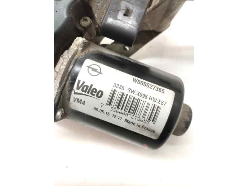 Recambio de motor limpia delantero para opel zafira tourer 1.6 cdti dpf ecoflex s&s 136 cv referencia OEM IAM W000027365  