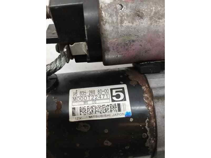 Recambio de motor arranque para peugeot 307 break / sw (s1) 1.6 hdi 109cv referencia OEM IAM 9663528880  