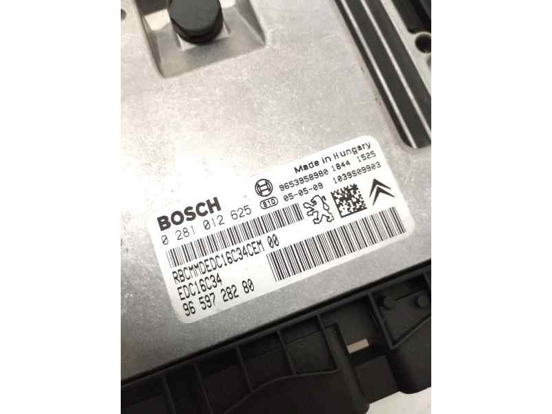 Recambio de centralita motor uce para peugeot 407 1.6 hdi referencia OEM IAM 0281012625  