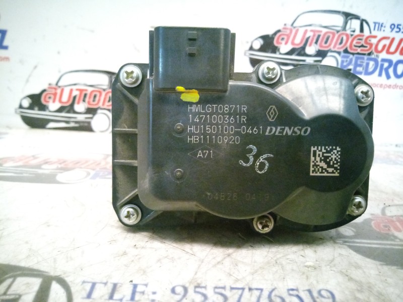 Recambio de caja mariposa para dacia dokker 1.5 blue dci diesel fap cat referencia OEM IAM 147100361R  