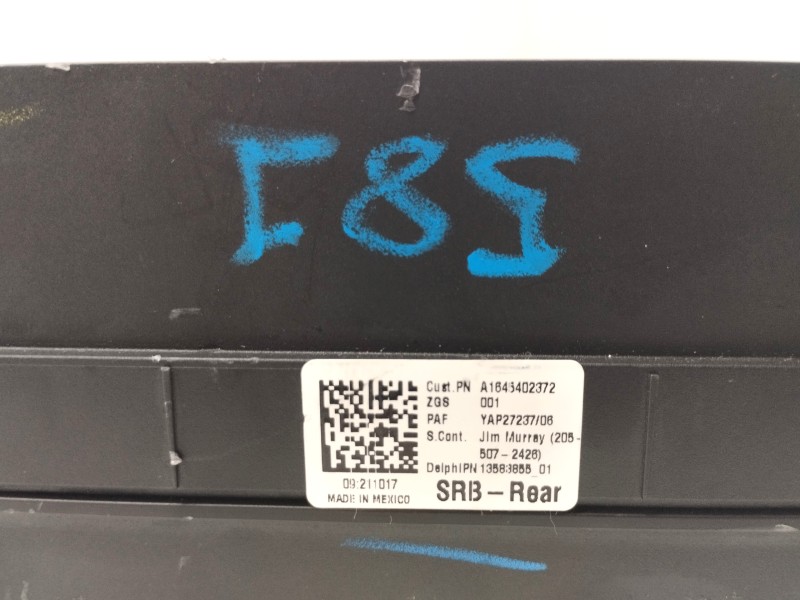 Recambio de caja reles / fusibles para mercedes-benz clase m (w164) 4.0 cdi referencia OEM IAM A1645402372  