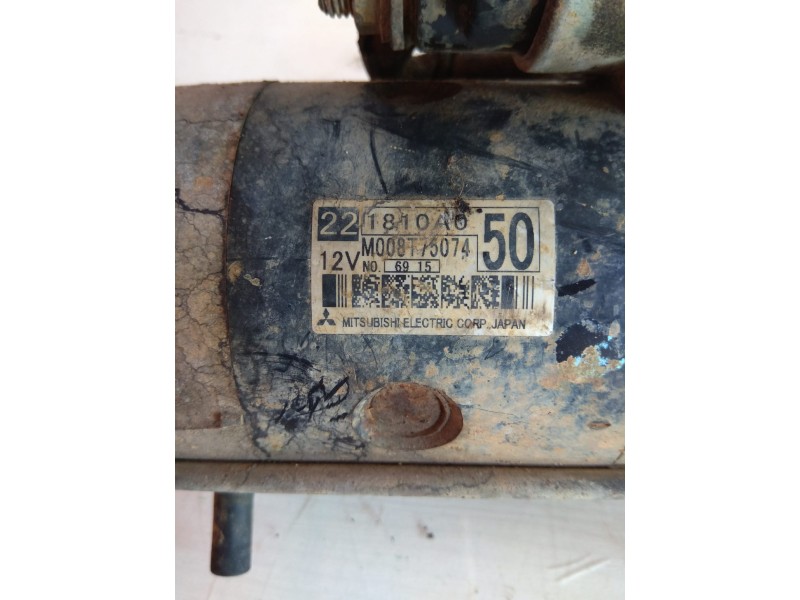 Recambio de motor arranque para mitsubishi montero (v80/v90) 3.2 di-d intense (5-ptas.) referencia OEM IAM M008T75074  
							