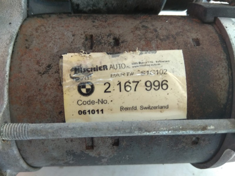 Recambio de motor arranque para bmw serie 5 berlina (e60) 3.0 24v cat referencia OEM IAM 2167996  
							