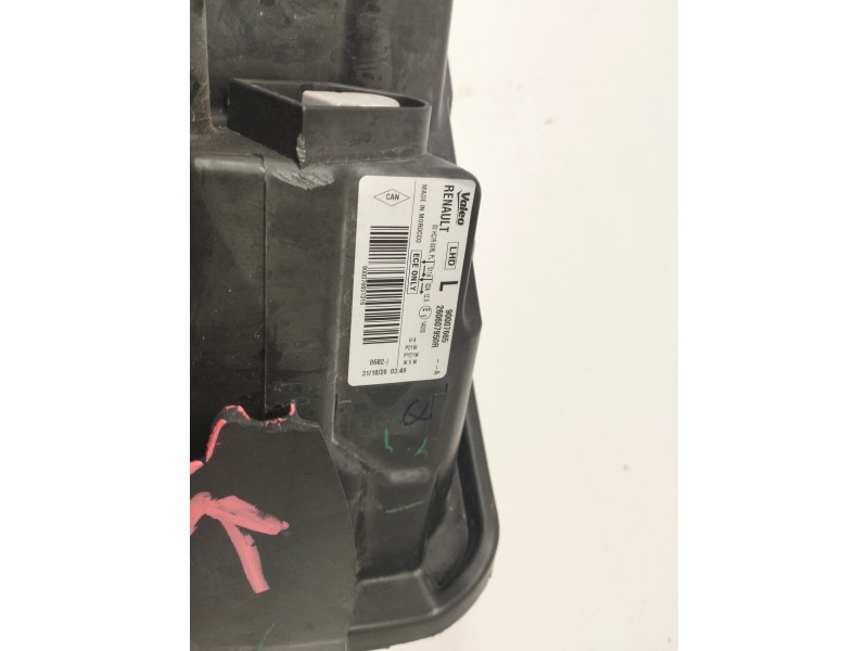 Recambio de faro izquierdo para dacia lodgy ambiance referencia OEM IAM 90007665  