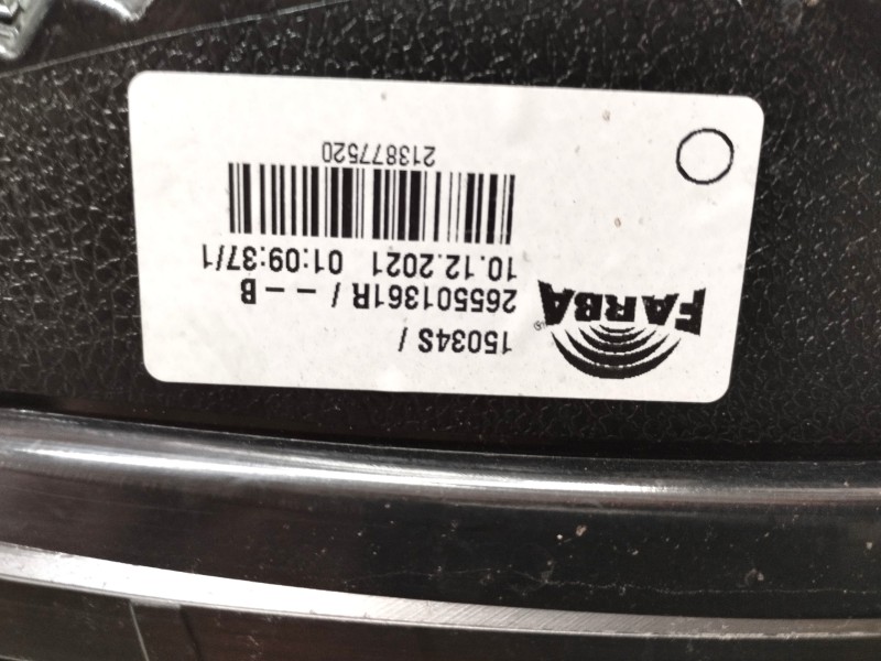 Recambio de piloto trasero derecho para renault twingo iii limited referencia OEM IAM 265501361R  